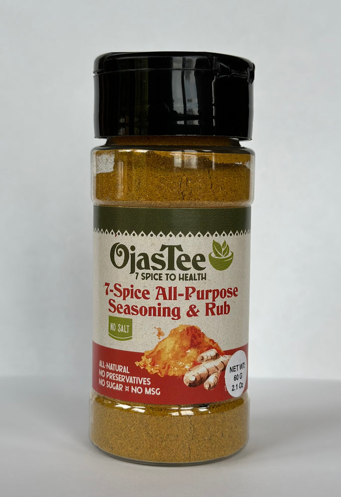 7-Spice ALL PURPOSE Seasoning & Rub, Superfood All-Natural Spices and –  OjasTee